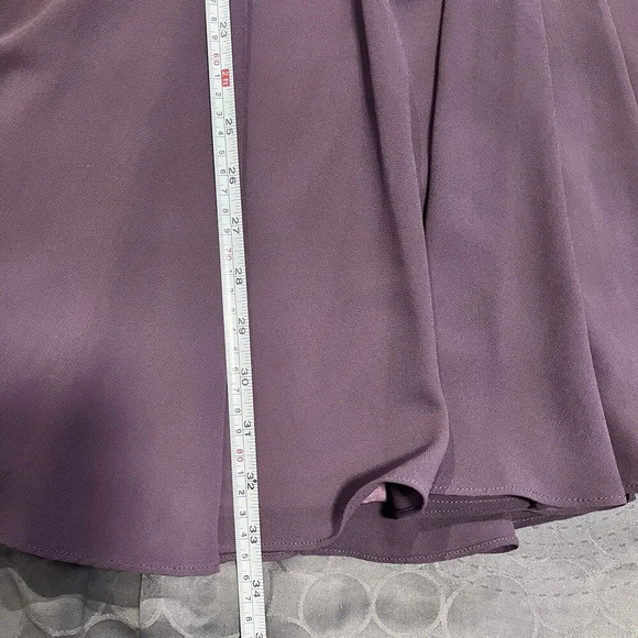 Lulus Dusty Purple‎ Forevermore Skater Dress Lined Size Small Sleeveless Event - Picture 13 of 13